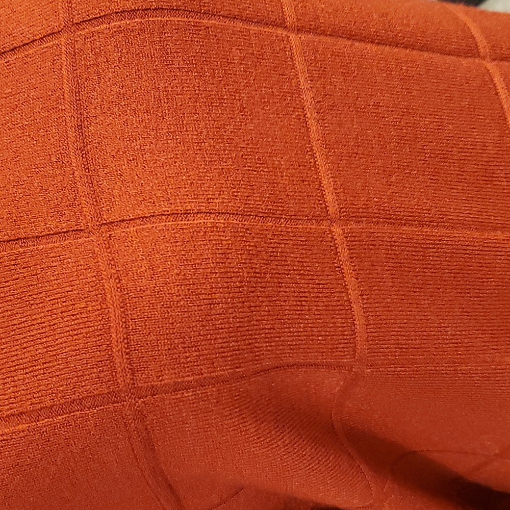 COPY - NWOT Checked Ridges Sweater Red Color - Picture 3 of 8